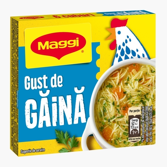 Bază pentru mâncăruri Cuburi cu gust de găină 60g