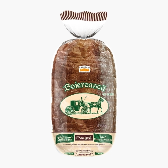 Pâine neagră fără E-uri, fără conservanți 500g