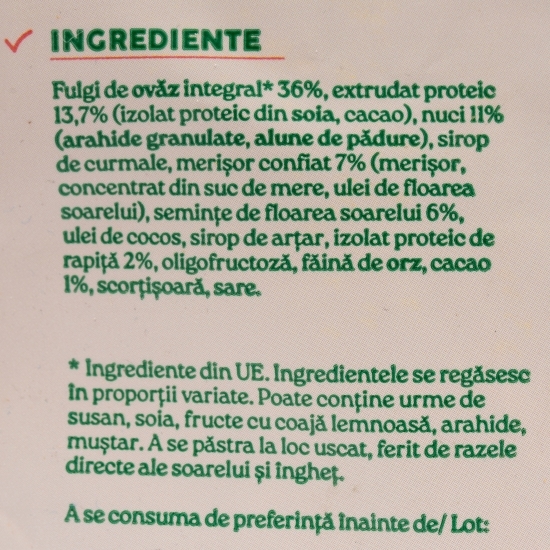 Granola proteică 350g