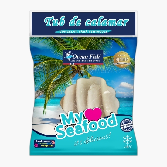Calamar tub curățat, 1kg