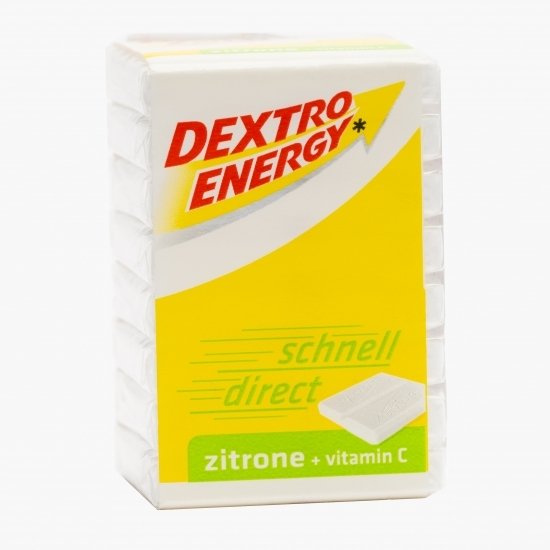 Tablete dextroză cuburi lămâie + vitamina C 46g