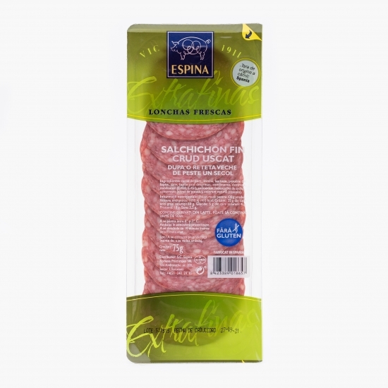 Salam Salchichon fin crud-uscat 75g