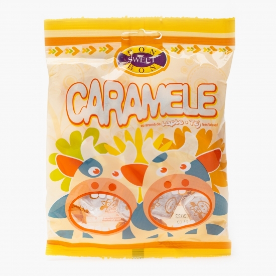 Caramele moi cu aromă de lapte 80g