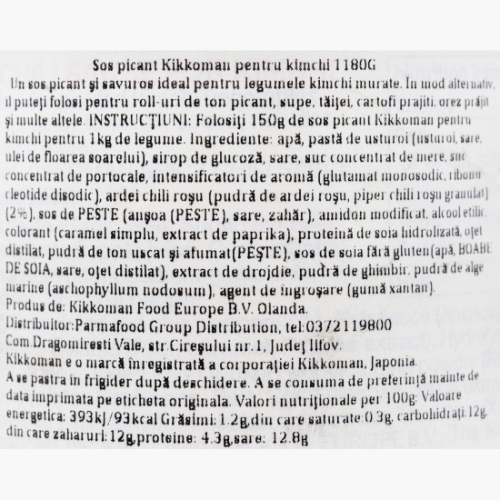 Sos picant pentru kimchi 1.180ml