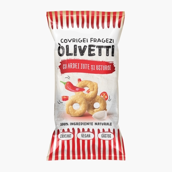 Covrigei fragezi cu ardei si usturoi, 100g