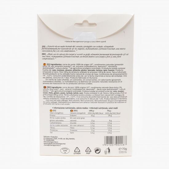 Salam eco cu boia dulce 70g
