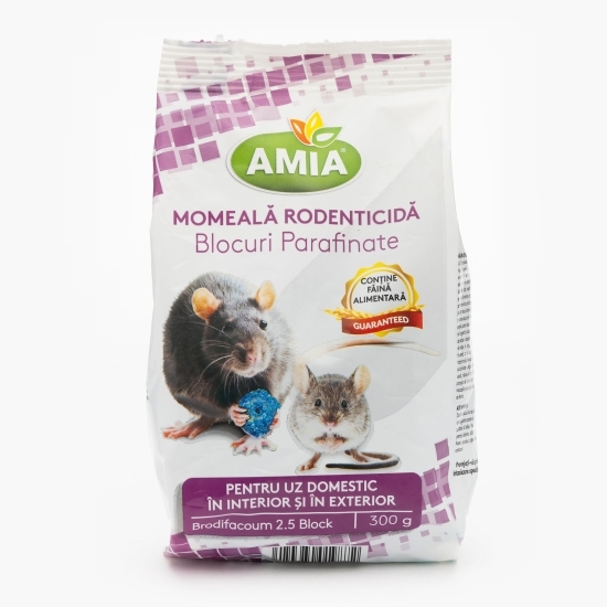 Momeală rodenticidă blocuri parafinate 300g
