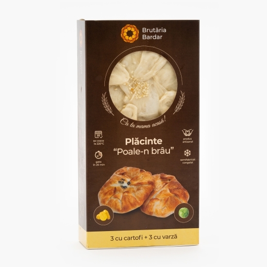 Plăcinte "Poale-n brâu" cu varză/cartofi 6x160g