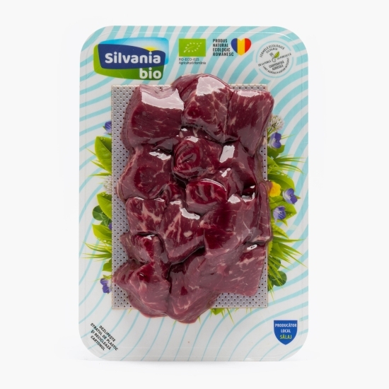 Cubulețe din carne de vită eco 450g