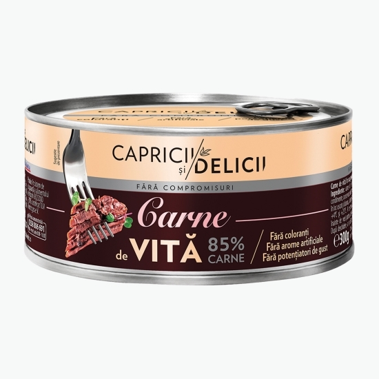 Carne de vită în suc propriu 300g