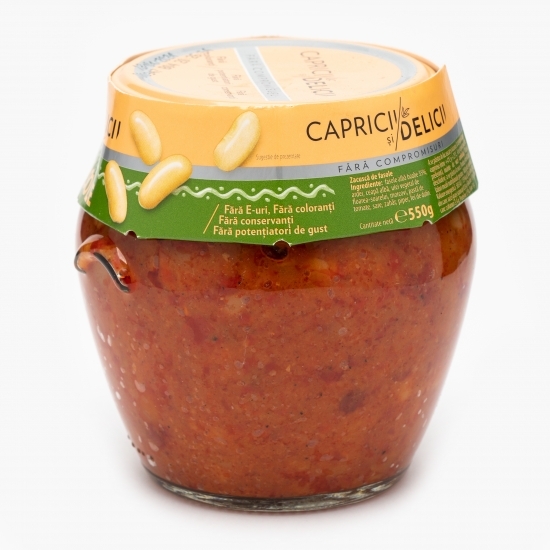 Zacuscă de fasole 550g