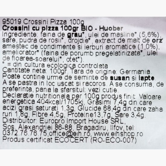 Crossini cu pizza, eco 100g