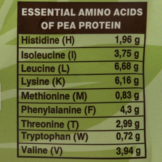 Pudră proteică eco de mazăre 78%, 200g