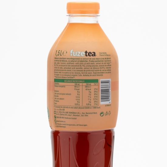 Ceai negru piersici și hibiscus 1.5l
