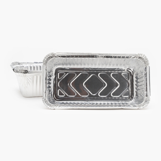 Tavă din aluminiu 1000ml pentru copt chec 5 buc