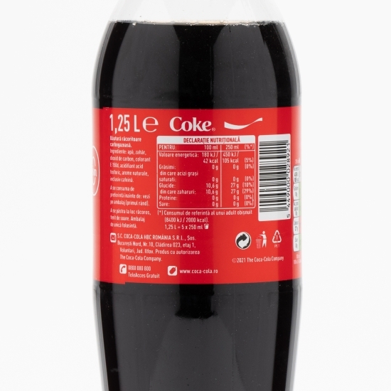 Băutură carbogazoasă cola 1.25l