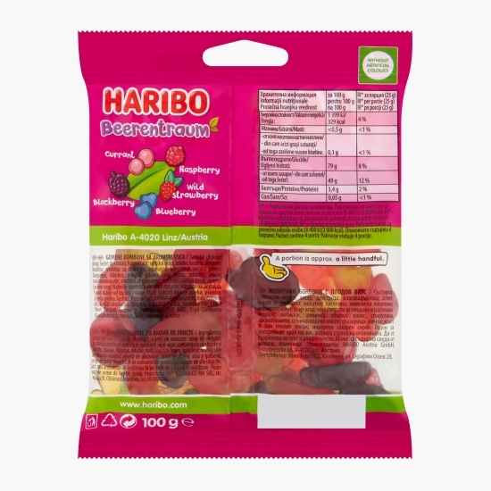 Jeleuri cu aromă de fructe de pădure 100g