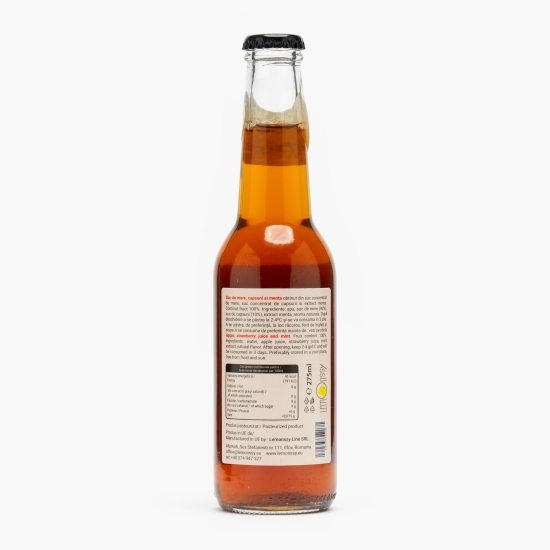 Suc natural de măr, căpșuni și mentă 0.275l