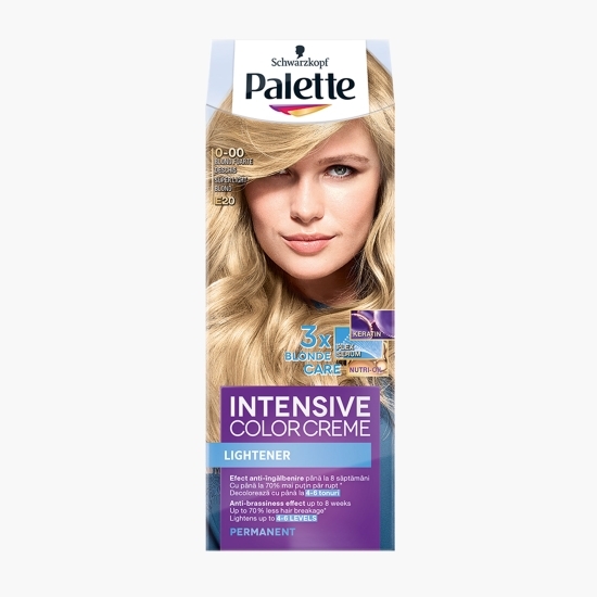 Vopsea de păr permanentă Intensive Color Cream, E20 (0-00) blond foarte deschis, 110ml