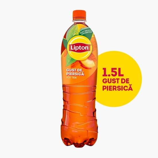 Băutură răcoritoare necarbonatată Ice Tea cu ceai negru și piersică 1.5l