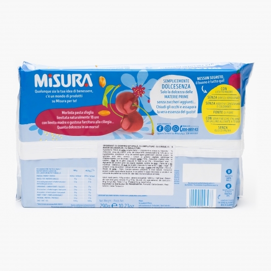 Croissant cu cireșe fără zahăr 290g