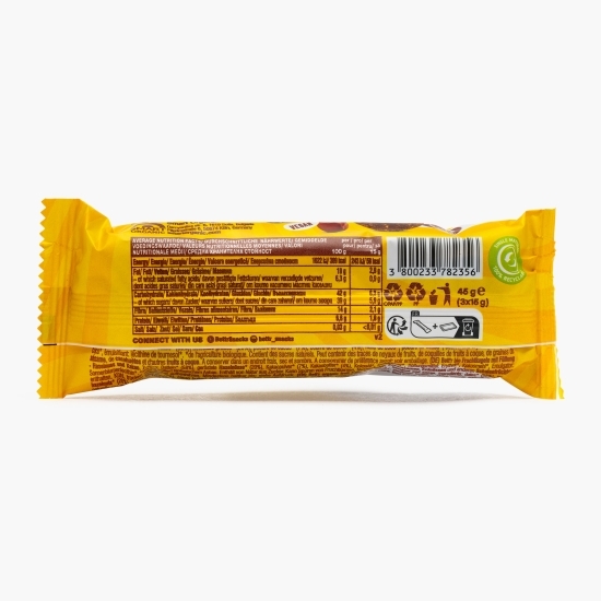 Biluțe eco de fructe cu umplutură de alune și cacao 45g