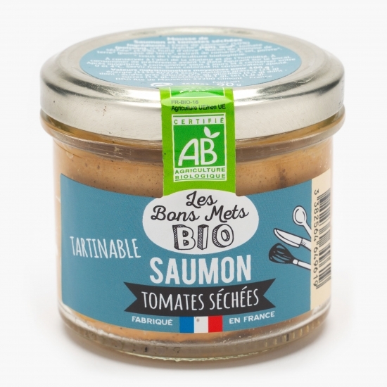 Pastă tartinabilă de somon cu roșii uscate la soare eco 90g