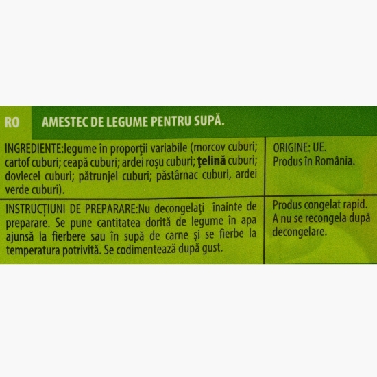 Amestec de legume pentru supă 400g