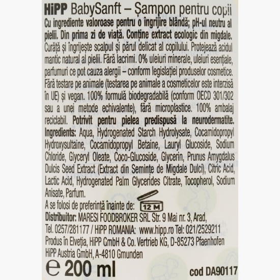 Șampon pentru copii, Sensitiv 200ml