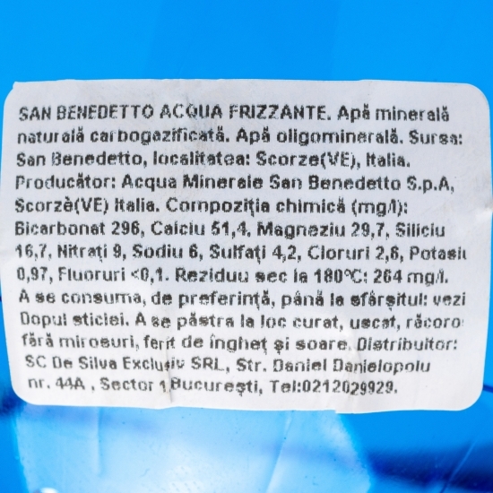 Apă carbogazoasă 1.5l