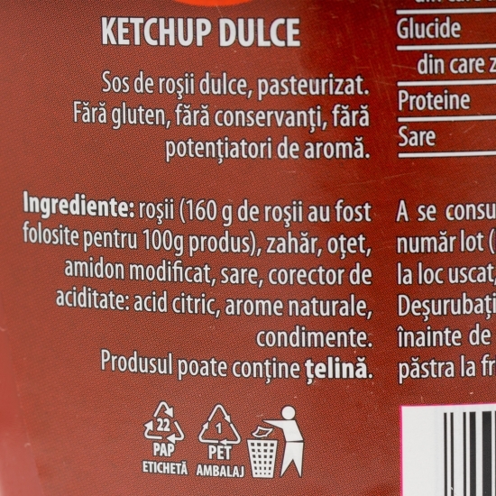 Ketchup dulce 450g