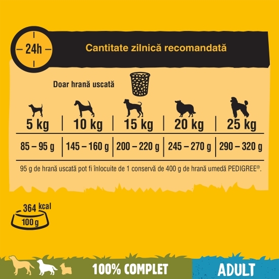 Hrană uscată pentru câini adulți, 3kg, cu pui și legume