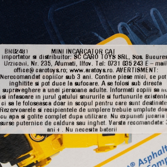  Mini încarcător CAT 3+ ani