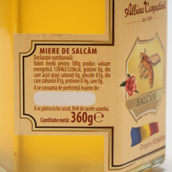 Miere de salcâm 360g
