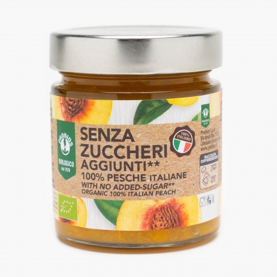 Dulceață de piersici eco fără zahăr 215g