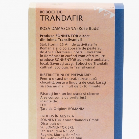 Ceai eco boboci de trandafir „15 ani de bucurie” 30g