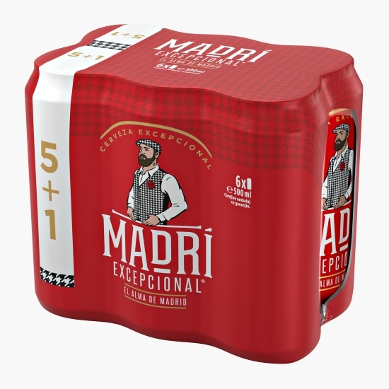 Bere blondă doză 6x0.5l (5+1)
