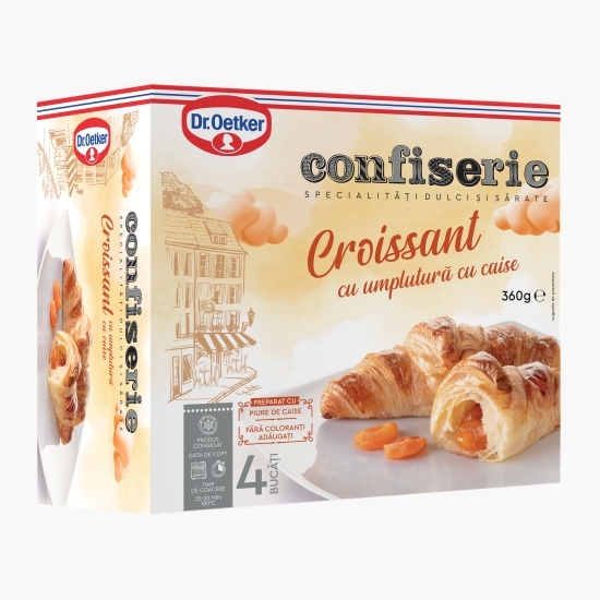 Croissant cu umplutură cu caise 4 buc 360g