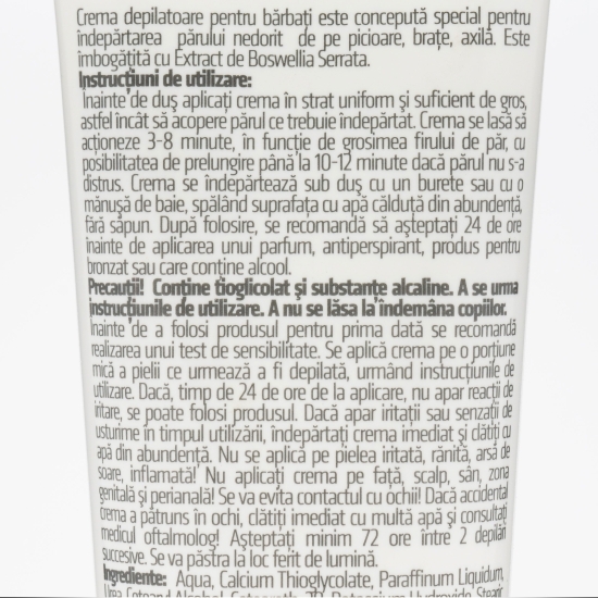 Cremă depilatoare pentru bărbați 150ml