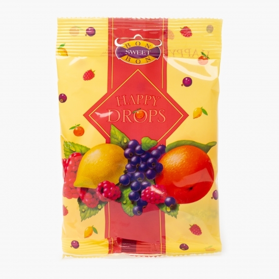Drajeuri cu aromă de lămâie, portocală, zmeură și coacăze negre 70g