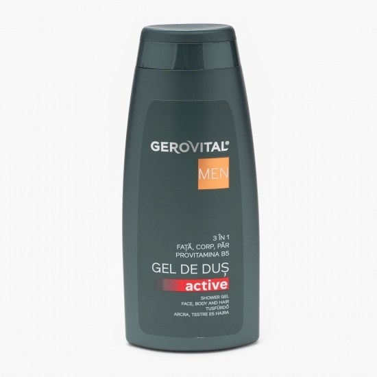 Gel de duș pentru bărbați 3-în-1 Active 400ml