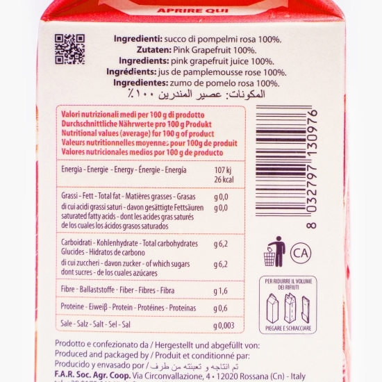 Suc congelat de grepfrut roz 500g