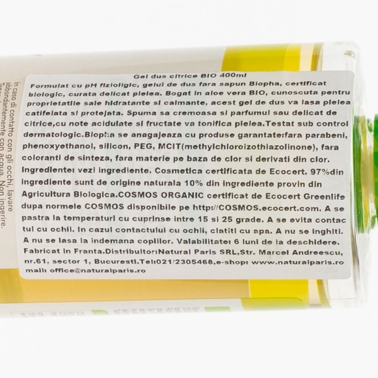 Gel de duș bio citrice 400ml 