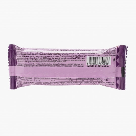 Rulouri din porumb fără gluten umplute cu cremă de cacao 18g 