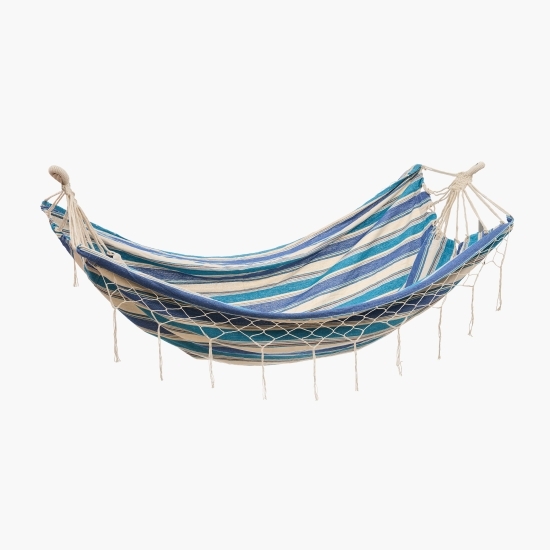 Hamac blue&white 200x150cm
