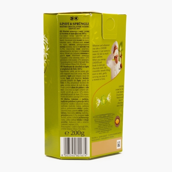 Bomboane de ciocolată cu lapte și umplutură de fistic, 17 buc, 200g