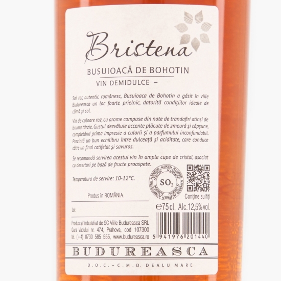Vin rose demidulce Busuioacă de Bohotin, 12.5%, 0.75l