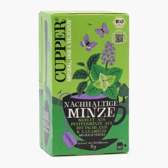 Ceai eco mentă germană, 20 plicuri, 35g