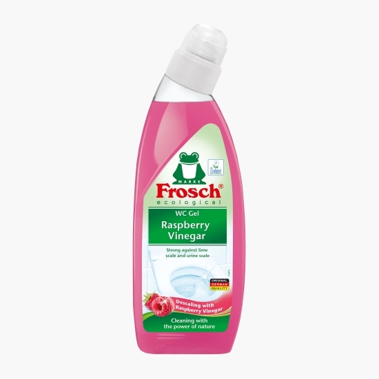 Detergent gel eco pentru curățat toaleta, zmeură 0.75l