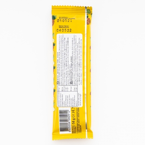 Jeleuri naturale din pară și ananas fără zahăr 14g